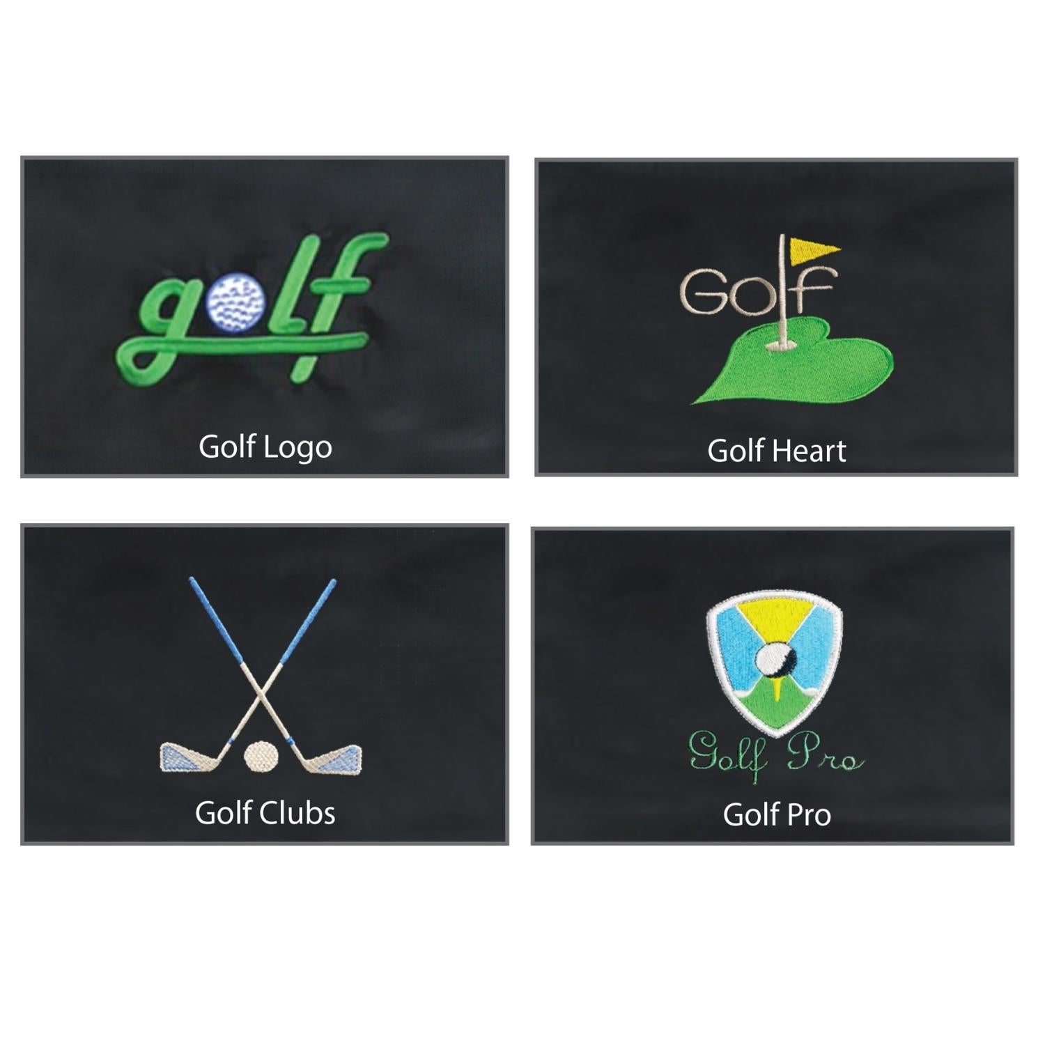 Personal Golf Tote with Golf Club Logo & Custom Name