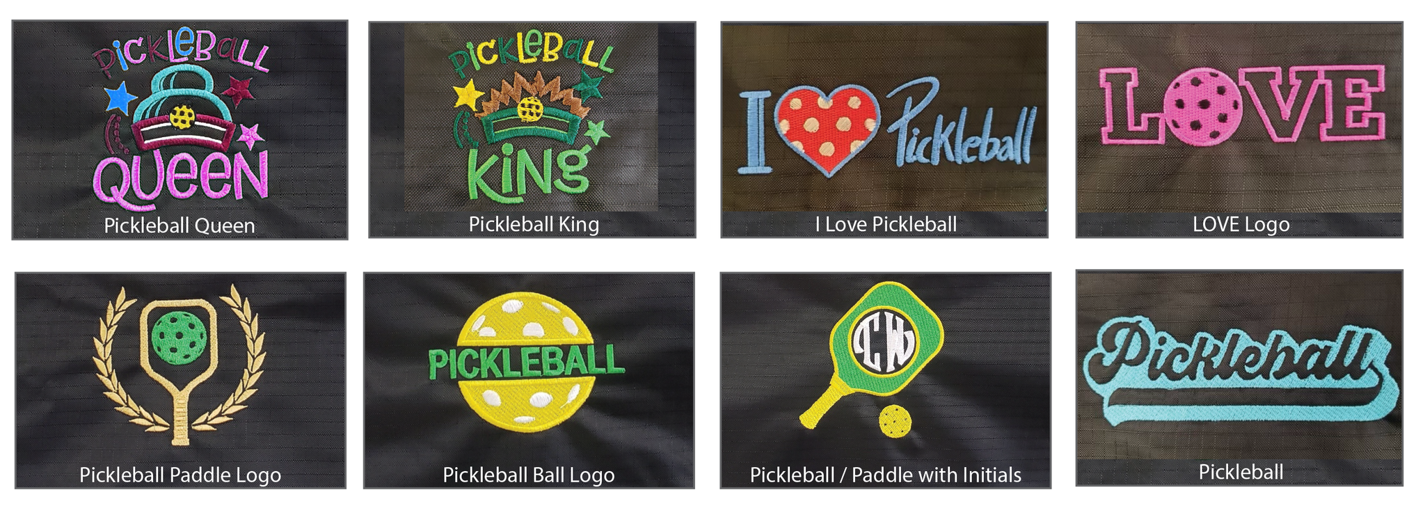 Personal Pickleball Tote with Pickleball Logo & Custom Name (patented)