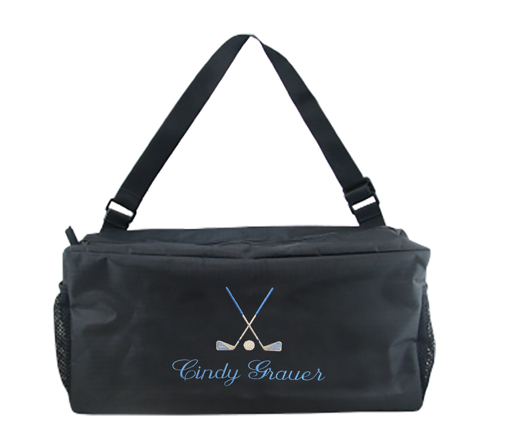 Personal Golf Tote with Golf Club Logo & Custom Name